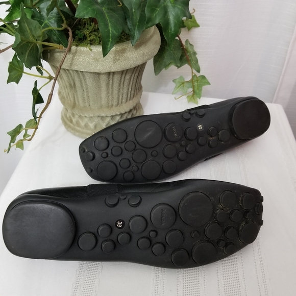Prada leather driving flats